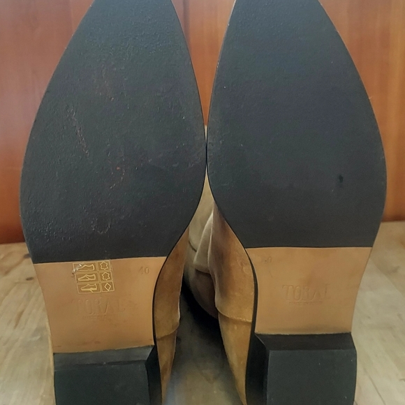 Toral Tan Suede Knee-High Boots - Picture 6 of 14